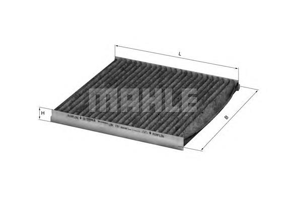 Filtr kabiny Mahle Original LAK131 cena, od 8,47 USD