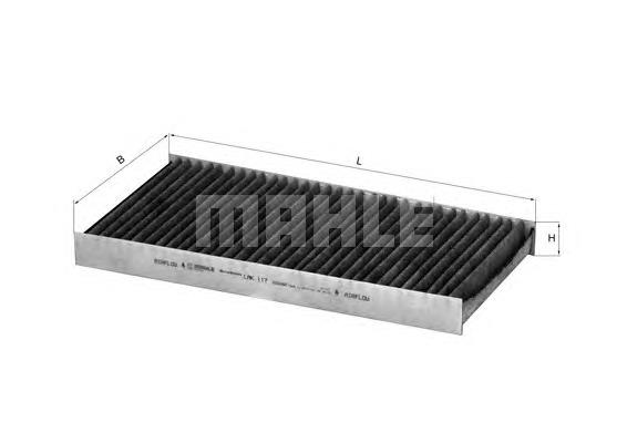 Filtr kabiny Mahle Original LAK117 cena, od 13,65 USD