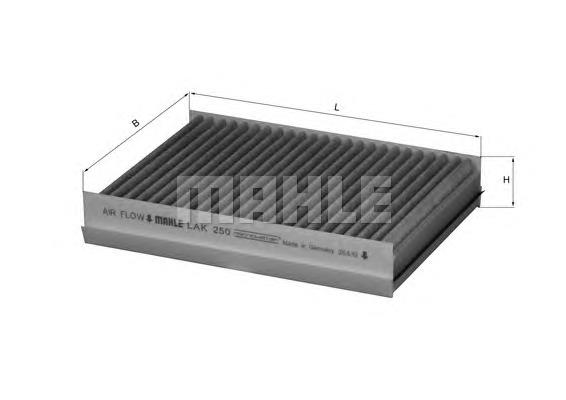 LAK250 Mahle Original Filtr kabiny