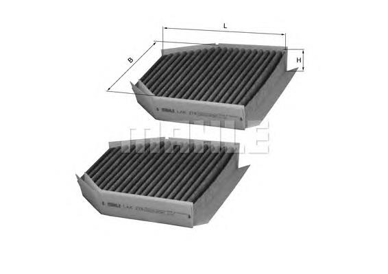 LAK278S Mahle Original filtr kabiny