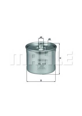 Filtr paliwa Mahle Original KL468 cena, od 23,10 USD