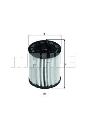 Filtr paliwa Mahle Original KX861D cena, od 14,56 USD