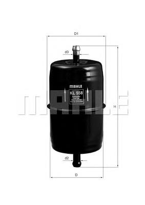KL558 Mahle Original Filtr paliwa