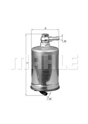 KL599 Mahle Original Filtr paliwa