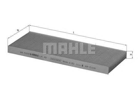 LA45 Mahle Original filtr kabiny