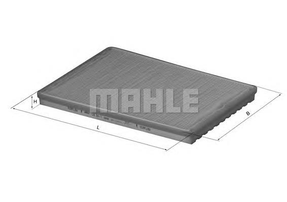 Do koszyka LA501 Mahle Original Filtr kabiny