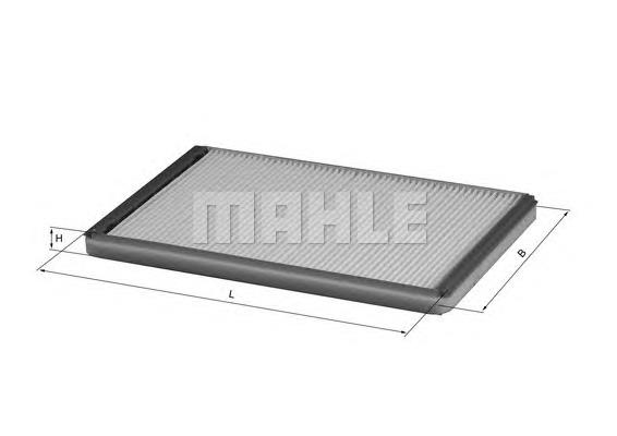 Filtr kabiny Mahle Original LA33 cena, od 9,37 USD