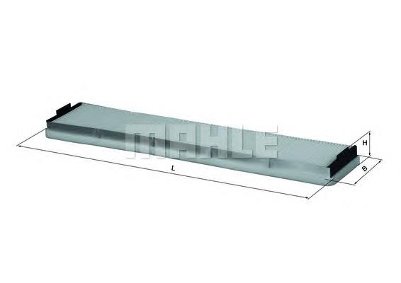 Filtr kabiny Mahle Original LA25 cena, od 10,55 USD