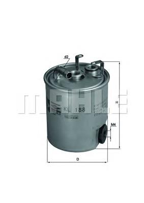 Filtr paliwa Mahle Original KL188 cena, od 20,48 USD
