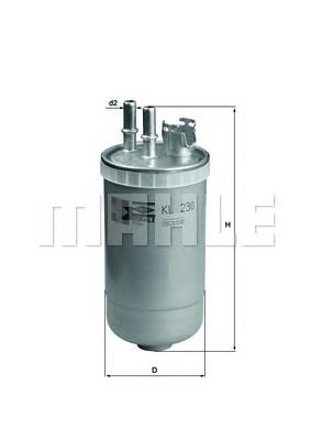 Filtr paliwa Mahle Original KL230 cena, od 17,82 USD