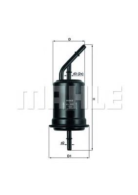 KL488 Mahle Original Filtr paliwa