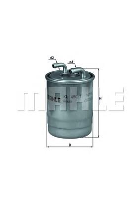 Filtr paliwa Mahle Original KL4901D