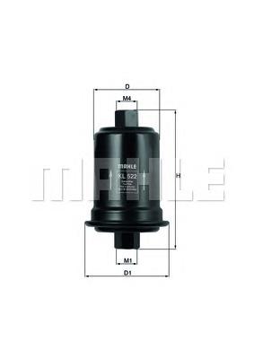 KL522 Mahle Original Filtr paliwa