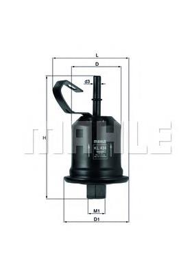 KL434 Mahle Original Filtr paliwa