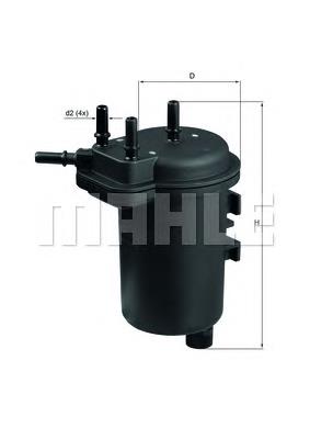 KL432 Mahle Original Filtr paliwa