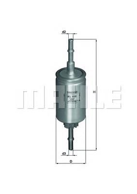 KL458 Mahle Original Filtr paliwa