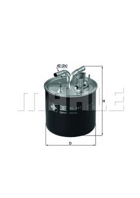 KL447 Mahle Original Filtr paliwa