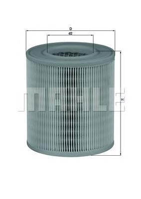 Filtr powietrza Mahle Original LX1253 cena, od 12,57 USD