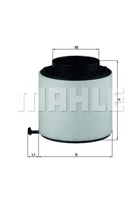 Filtr powietrza Mahle Original LX2092D cena, od 18,89 USD