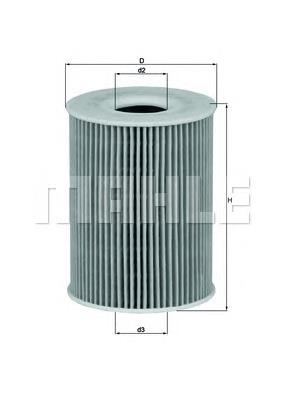 Filtr oleju Mahle Original OX254D3 cena, od 10,47 USD