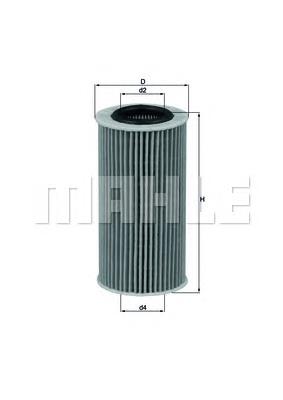 OX379D Mahle Original filtr oleju