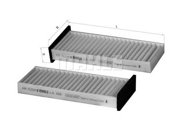 LA296S Mahle Original Filtr kabiny
