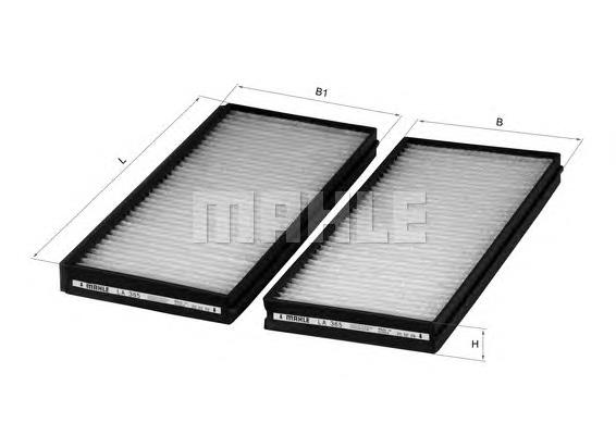 Filtr kabiny Mahle Original LA365S cena, od 12,48 USD