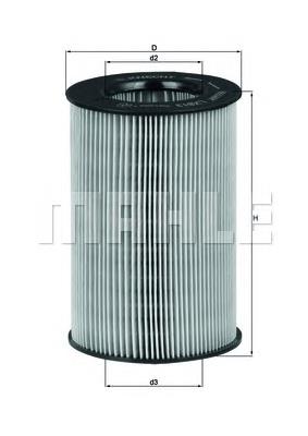 LX813 Mahle Original Filtr powietrza
