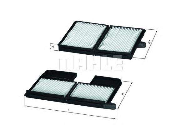 Filtr kabiny Mahle Original LA186S cena, od 14,85 USD