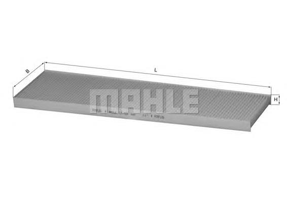 Filtr kabiny Mahle Original LA123 cena, od 7,28 USD