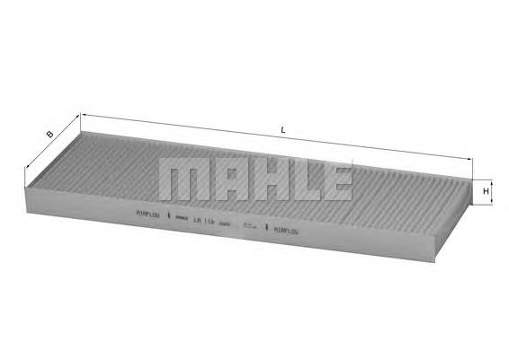 Filtr kabiny Mahle Original LA118 cena, od 7,68 USD