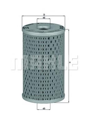 Filtr układu wspomagania kierowniczego Mahle Original OX42 cena, od 7,68 USD
