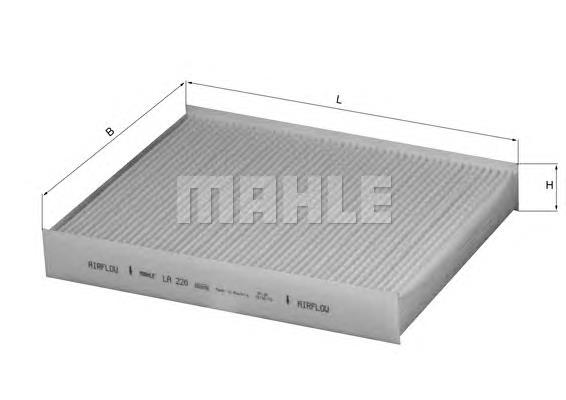 Filtr kabiny Mahle Original LA220 cena, od 8,97 USD