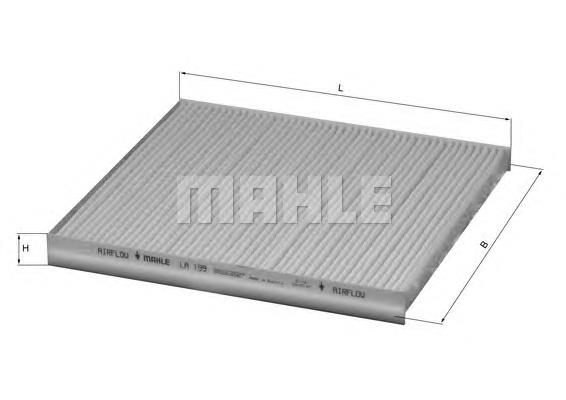 LA199 Mahle Original filtr kabiny