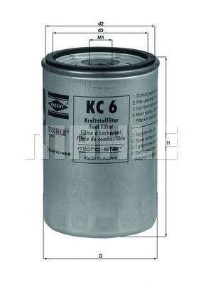 Filtr paliwa Mahle Original KC6 cena, od 11,45 USD