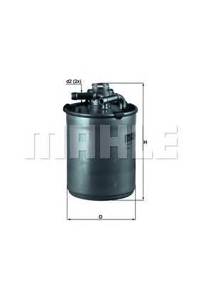 Filtr paliwa Mahle Original KL497D cena, od 15,64 USD