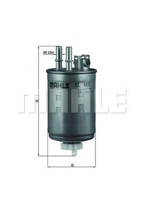 KL483 Mahle Original filtr paliwa