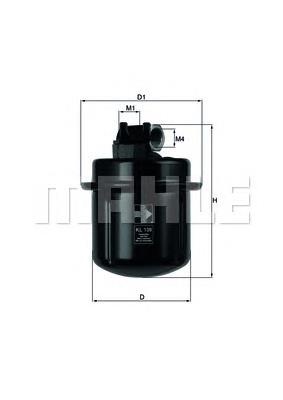 Filtr paliwa Mahle Original KL109 cena, od 8,51 USD