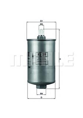Filtr paliwa Mahle Original KL29 cena, od 19,84 USD