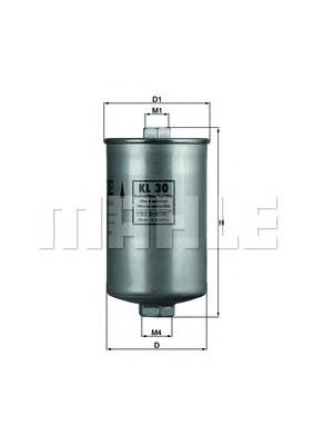 Filtr paliwa Mahle Original KL30