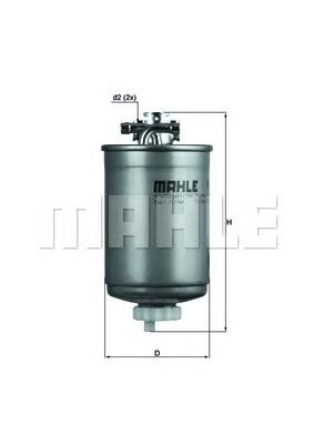 Filtr paliwa Mahle Original KL77 cena, od 14,77 USD