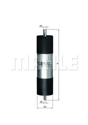 KL658 Mahle Original Filtr paliwa