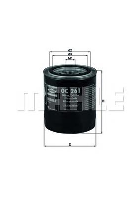 OC261 Mahle Original filtr oleju