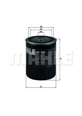 OC262 Mahle Original filtr oleju