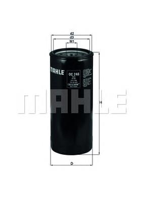 Filtr oleju Mahle Original OC246 cena, od 26,54 USD