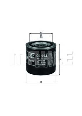 OC223 Mahle Original filtr oleju