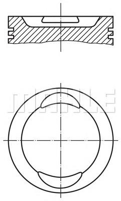 5893595 Fiat/Alfa/Lancia tłok, komplet do jednego cylindru, std