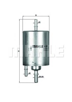 KL571 Mahle Original Filtr paliwa