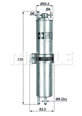 EP310 Purflux Filtr paliwa