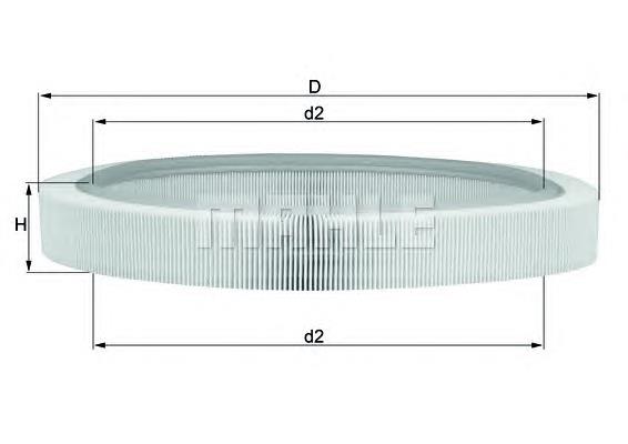 Filtr powietrza Mahle Original LX61 cena, od 12,28 USD